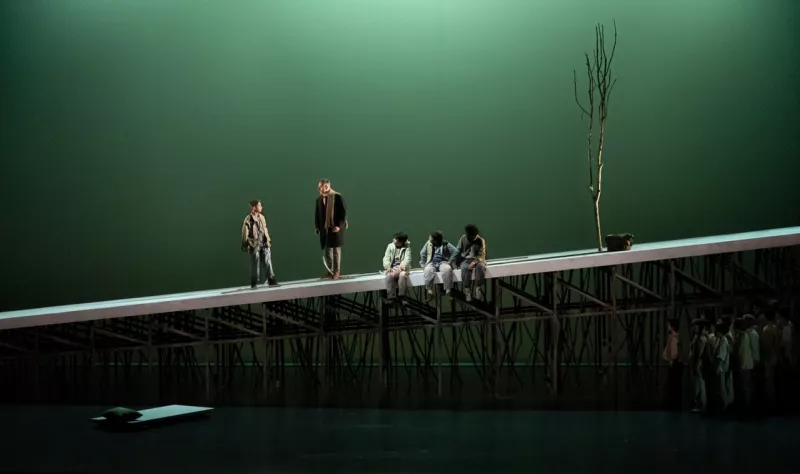 Comédiens et éclairages de spectacle